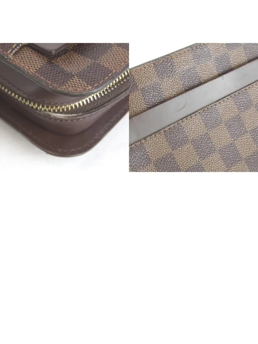 Louis Vuitton Saint Clutch Damier Canvas Brown